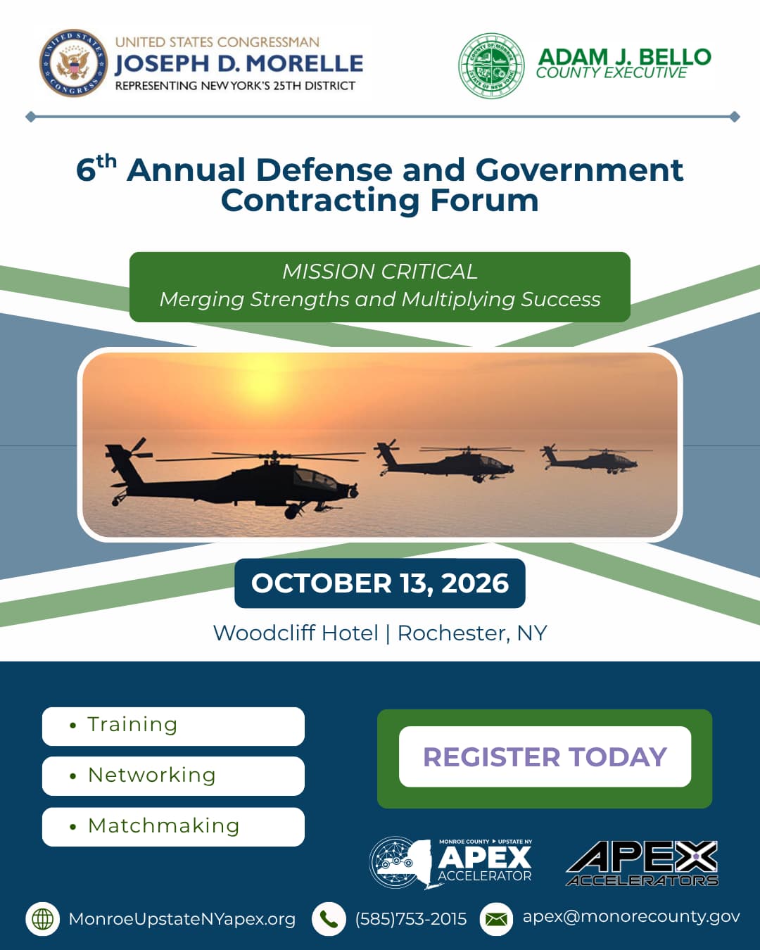 6th Annual Defense and Government Contracting Forum and Matchmaker event artwork