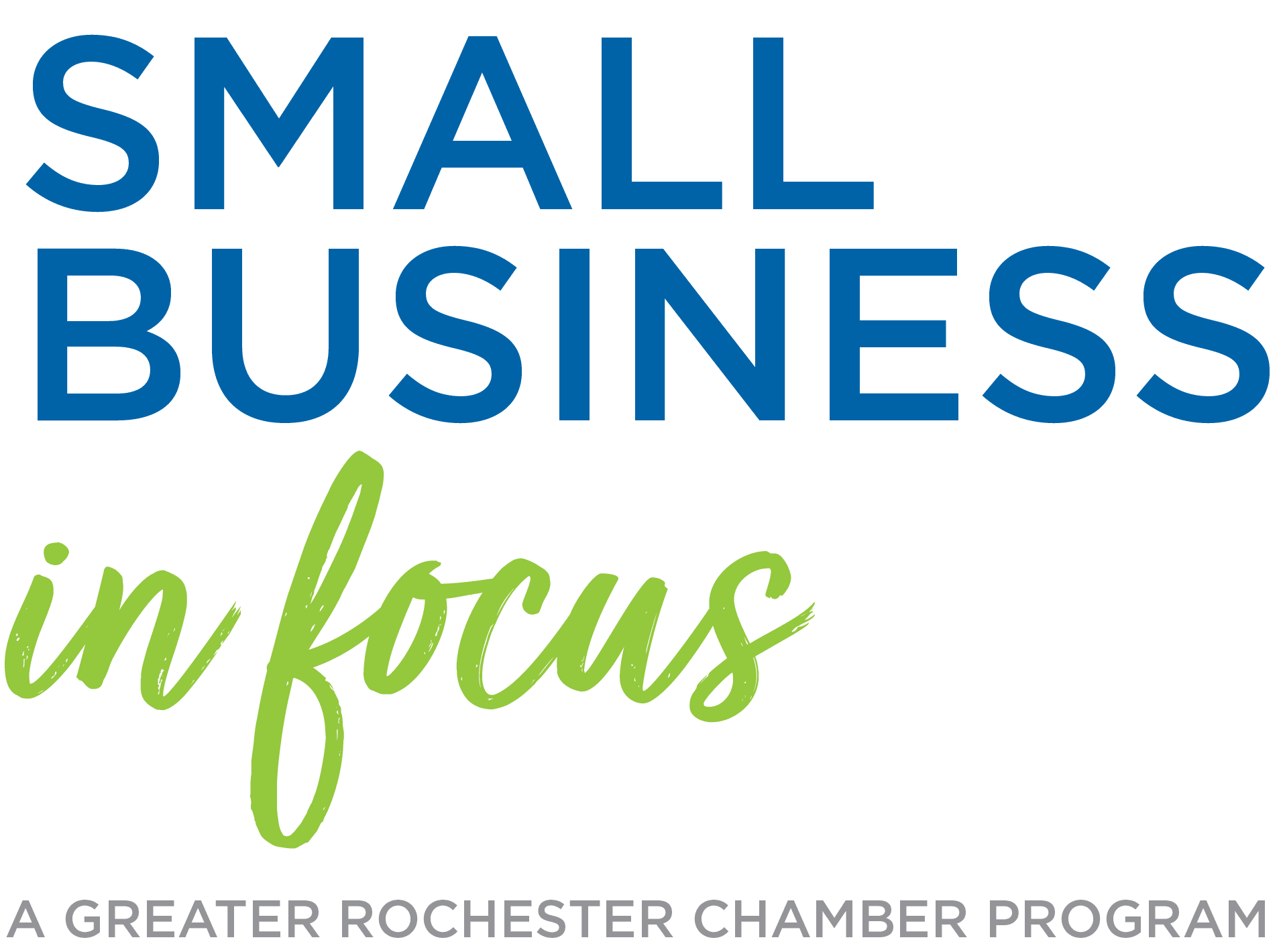 Small Business in Focus event identity